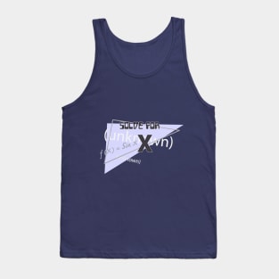 Solve for X - Band name Tank Top